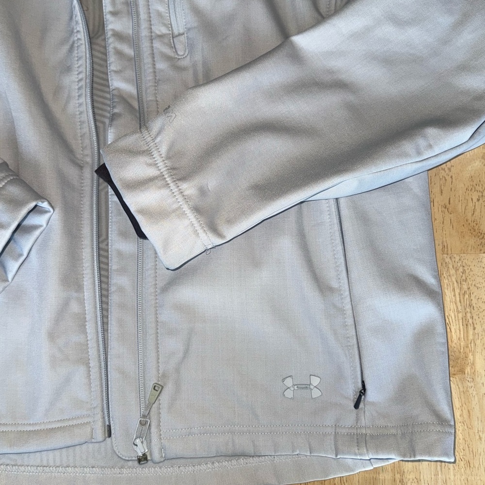 Under Armour Light Gray Performance Jacket - image 3
